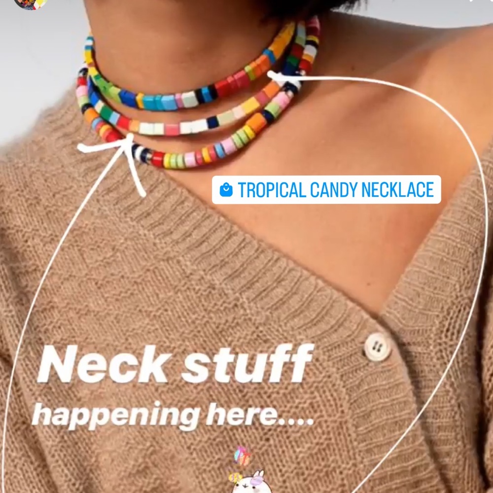 Roxanne Assoulin Tropical Candy Necklace